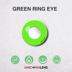 Unicornlens Green Ring Eye Colored Contact Lenses - Unicornlens