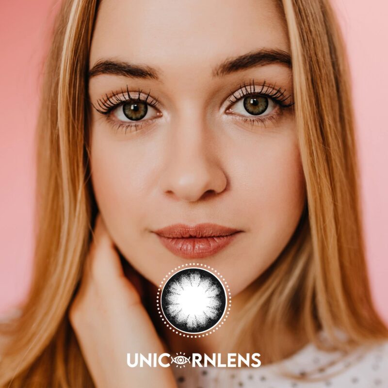 Unicornlens Magic Big Eyes Girl Black Colored Contact Lenses - Unicornlens
