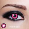 Unicornlens Black Pink Colored Contact Lenses - Unicornlens