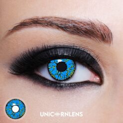 Unicornlens Creepy Yellow-Blue Zombie Contact Lens - Unicornlens