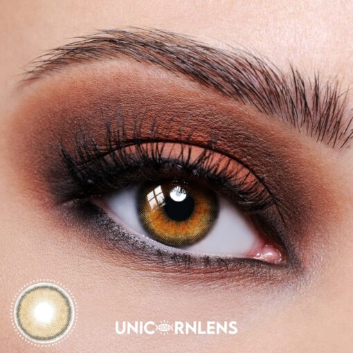Unicornlens Dawn Mist Brown Colored Contact Lenses - Unicornlens