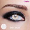 Unicornlens Gridding White Colored Contact Lenses - Unicornlens