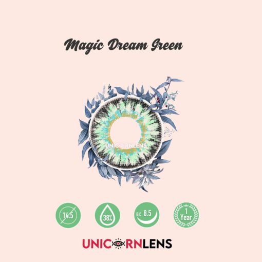 Unicornlens Magic Dream Green Colored Contact Lenses - Unicornlens