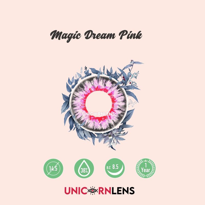 Unicornlens Magic Dream Pink Colored Contact Lenses - Unicornlens