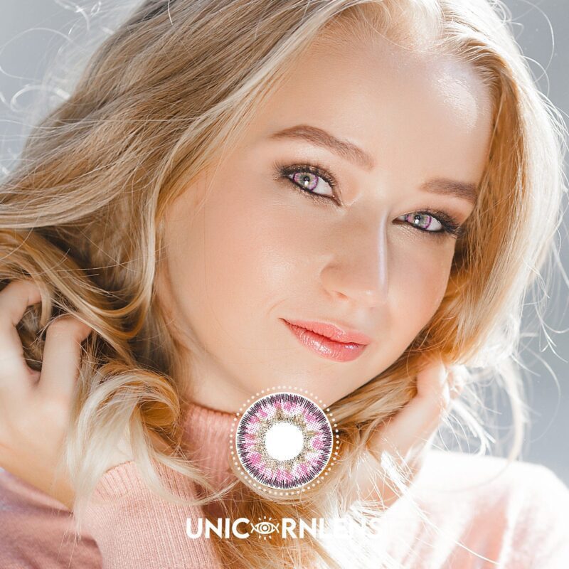 Unicornlens Mother Of Dragons Eyes Pink Colored Contact Lenses - Unicornlens