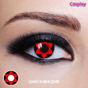 Unicornlens Naruto Sasuke Sharingan Red Contact Lens - Unicornlens