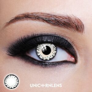 Unicornlens Scary Demon Grey Eyes Contact Lens - Unicornlens