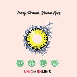 Unicornlens Scary Demon Yellow Eyes Contact Lens - Unicornlens