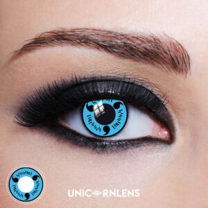 Unicornlens Sharingan Blue Colored Contact Lenses - Unicornlens