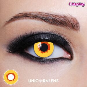 Unicornlens Wild Fire Yellow Colored Contact Lenses - Unicornlens