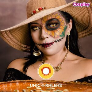 Unicornlens Wild Fire Yellow Colored Contact Lenses - Unicornlens