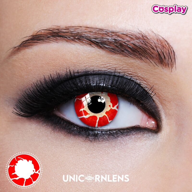 Unicornlens Zombie Blood Eye Red Contact Lens - Unicornlens