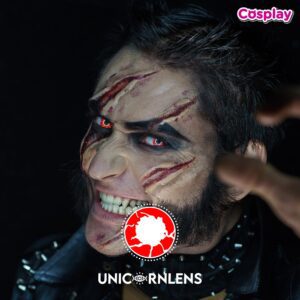 Unicornlens Zombie Blood Eye Red Contact Lens - Unicornlens