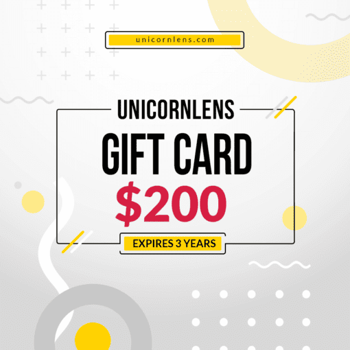 Unicornlens $200 Gift Cards - Unicornlens