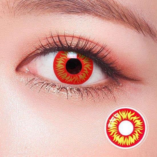 Unicornlens Wildfire Eyes Halloween Lens - Halloween Lens - Colored Contact Lenses , Colored Contacts , Glasses