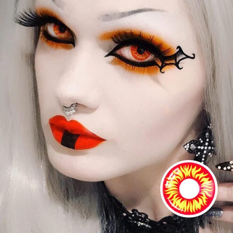 Unicornlens Wildfire Eyes Halloween Lens - Halloween Lens - Colored Contact Lenses , Colored Contacts , Glasses