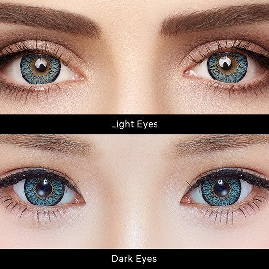 Unicornlens Max Elegance Tri-Tone Gray Colored Contacts - Colored Contacts - Colored Contact Lenses , Colored Contacts , Glasses