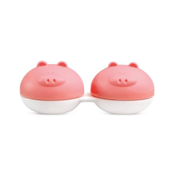 Unicornlens Pink Piggy Lens Case - - Colored Contact Lenses , Colored Contacts , Glasses