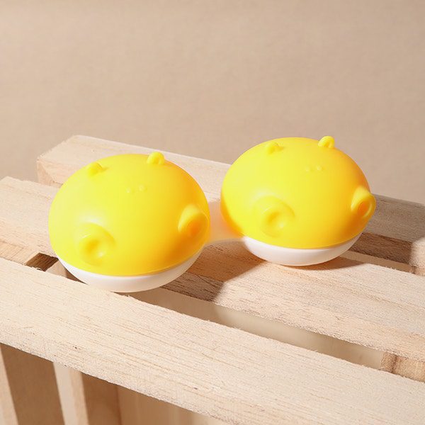 Unicornlens Yellow Hippo Lens Case - - Colored Contact Lenses , Colored Contacts , Glasses