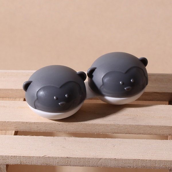 Unicornlens Gray Monkey Lens Case - - Colored Contact Lenses , Colored Contacts , Glasses