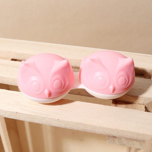 Unicornlens Pink Owl Lens Case - - Colored Contact Lenses , Colored Contacts , Glasses