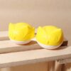 Unicornlens Yellow Owl Lens Case - - Colored Contact Lenses , Colored Contacts , Glasses