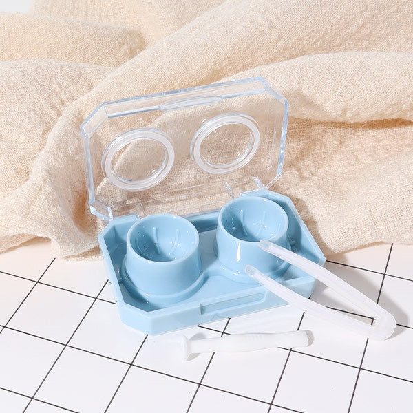 Unicornlens Mini Handy Screwless Cap Lens Travel Kits (Blue) - - Colored Contact Lenses , Colored Contacts , Glasses
