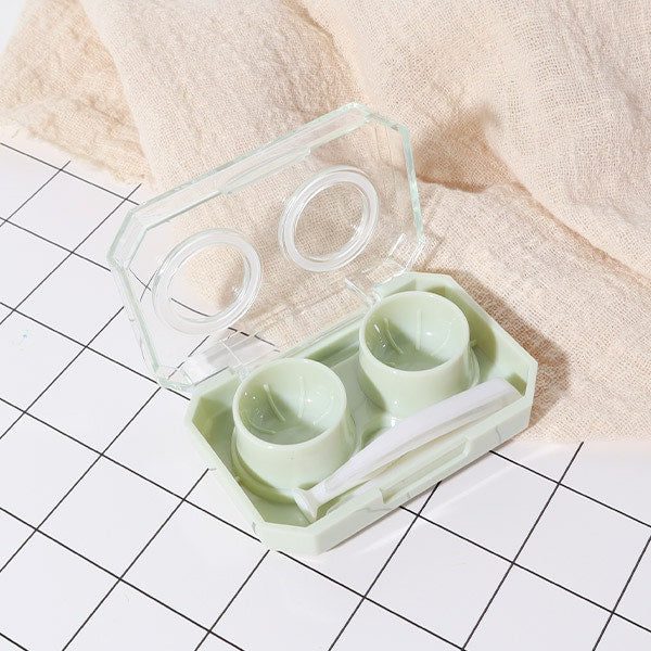 Unicornlens Mini Handy Screwless Cap Lens Travel Kits (Green) - - Colored Contact Lenses , Colored Contacts , Glasses