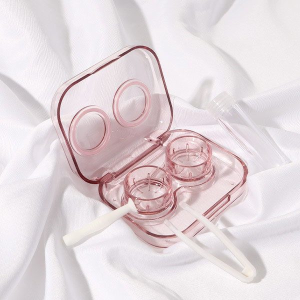 Unicornlens Ins Style Screwless Cap Lens Travel Kit (Pink) - - Colored Contact Lenses , Colored Contacts , Glasses