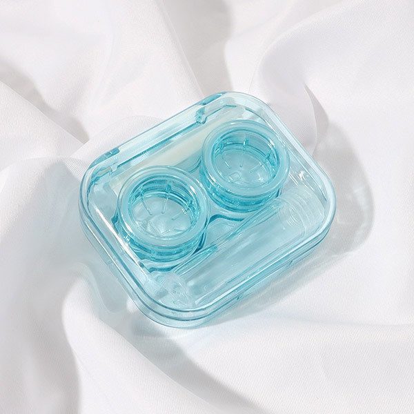 Unicornlens Ins Style Screwless Cap Lens Travel Kit (Sea Blue) - - Colored Contact Lenses , Colored Contacts , Glasses