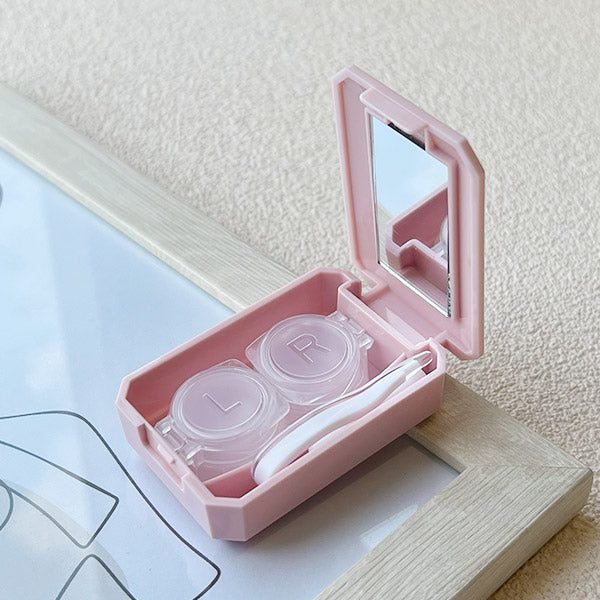 Unicornlens Korean-Style Pink Strawberry Contact Lens Travel Kit - - Colored Contact Lenses , Colored Contacts , Glasses