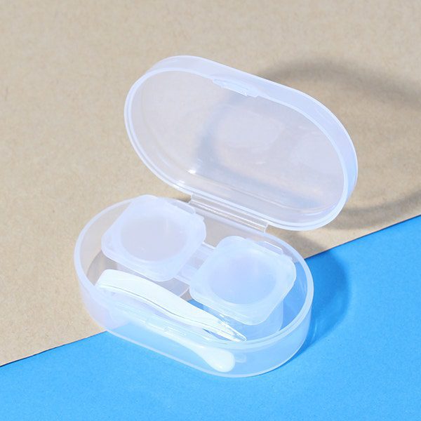 Unicornlens Flip Press Lens Case (Clear) - - Colored Contact Lenses , Colored Contacts , Glasses