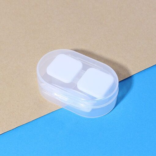 Unicornlens Flip Press Lens Case (White) - - Colored Contact Lenses , Colored Contacts , Glasses