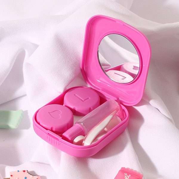 Unicornlens Mini Lens Travel Kit (Pink) - - Colored Contact Lenses , Colored Contacts , Glasses