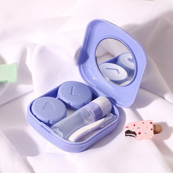 Unicornlens Mini Lens Travel Kit (Violet) - - Colored Contact Lenses , Colored Contacts , Glasses