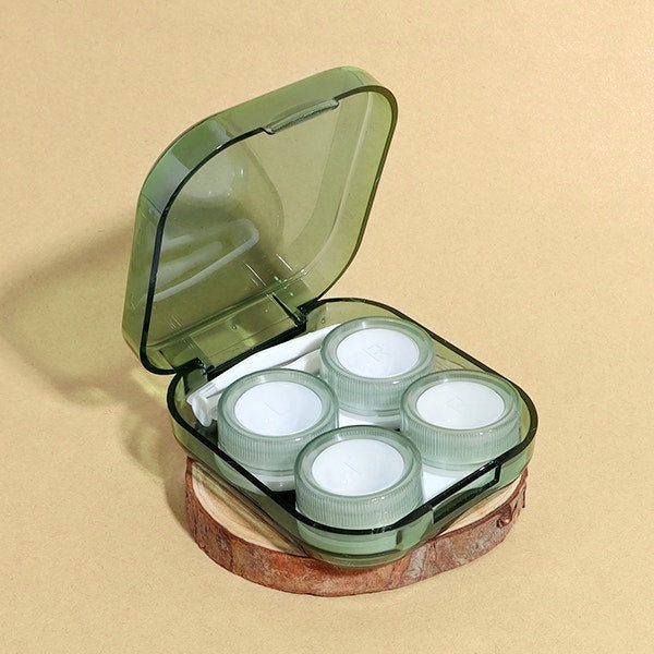 Unicornlens Scandi Duo Case Compact Lens Travel Kit (Green) - - Colored Contact Lenses , Colored Contacts , Glasses