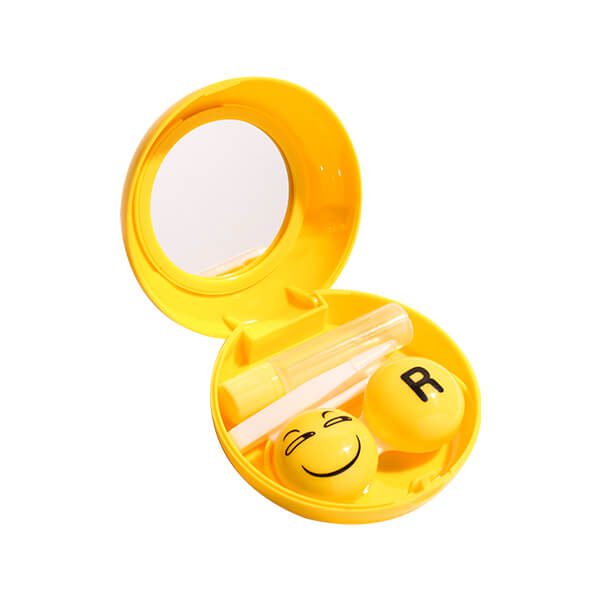 Unicornlens Cartoon Contact Lens Travel Kit (Smiley Face) - - Colored Contact Lenses , Colored Contacts , Glasses
