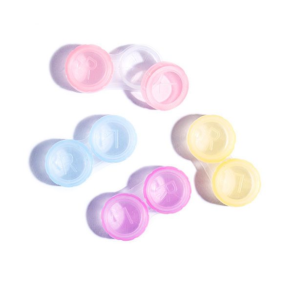 Unicornlens Transparent Lens Case (Violet) - - Colored Contact Lenses , Colored Contacts , Glasses